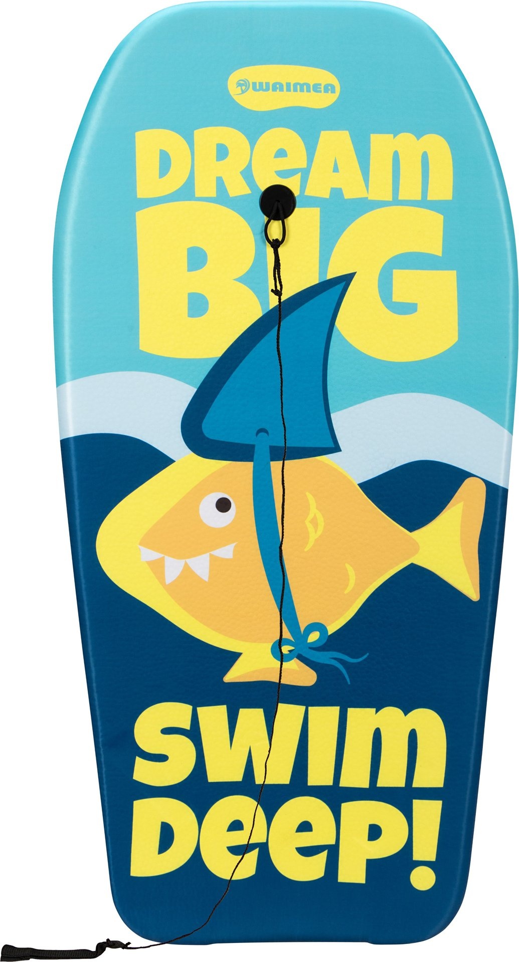 Waimea® Waimea - Bodyboard EPS imprimé - 93 cm - Ikaia - Bleu foncé/Aqua