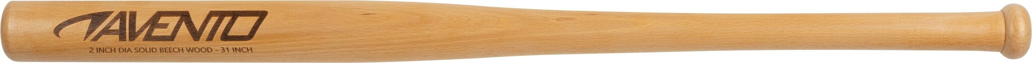 Avento® Avento - Batte de baseball en bois - 78 cm - Marron