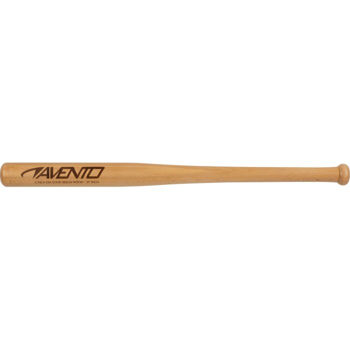 Avento® Avento - Batte de baseball en bois - 68 cm - Marron