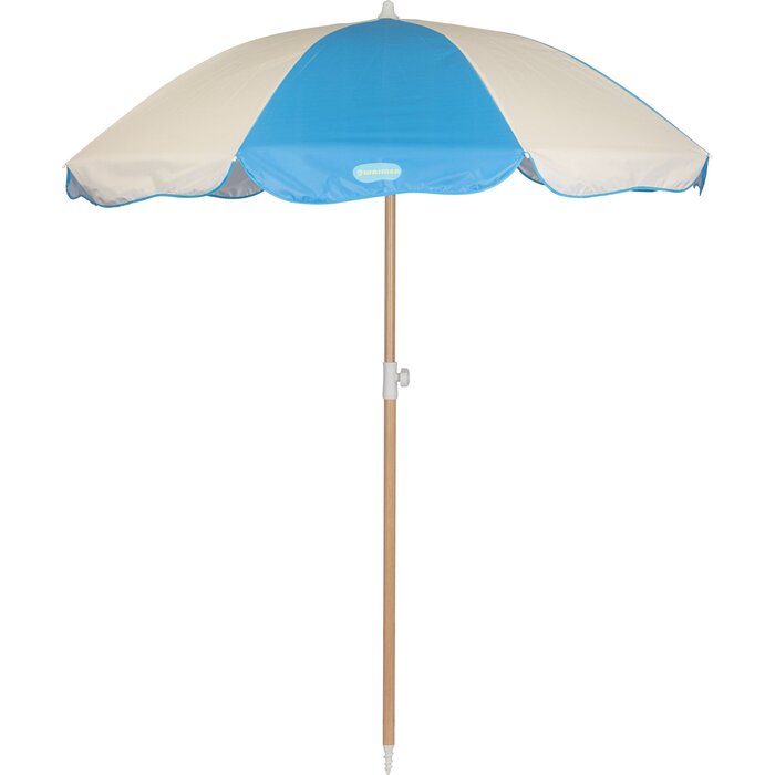 Waimea® Waimea - Strandparasol Kantelbaar - 200cm - Oliana - Blauw/Zand