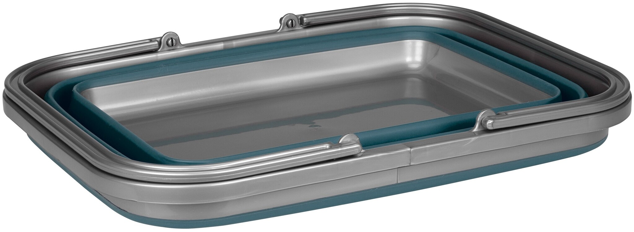 OTRS® OTRS - Bac à vaisselle pliable - 16 litres - Bleu/Gris