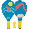 Waimea® Waimea - Beach Tennis Set - Lokelani - Blauw/Geel