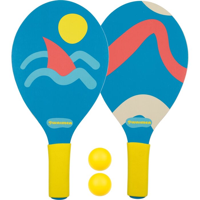 Waimea® Waimea - Beach Tennis Set - Lokelani - Blue/Yellow