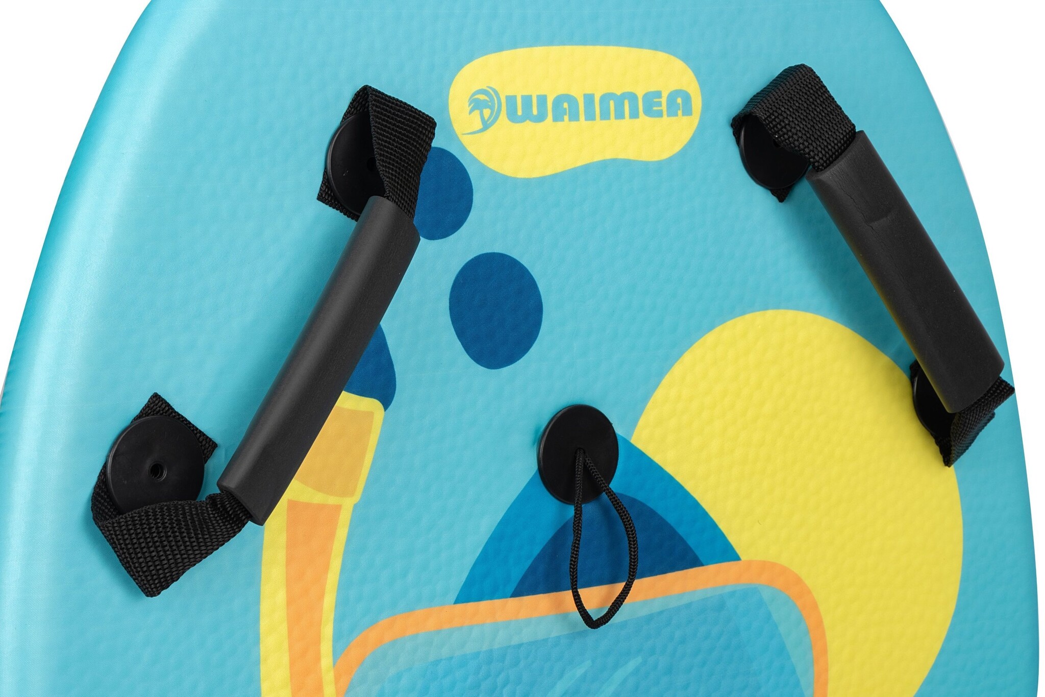 Waimea® Waimea - Bodyboard met handgrepen - EPS - Print - 80 cm - Makani - Blauw/Aqua