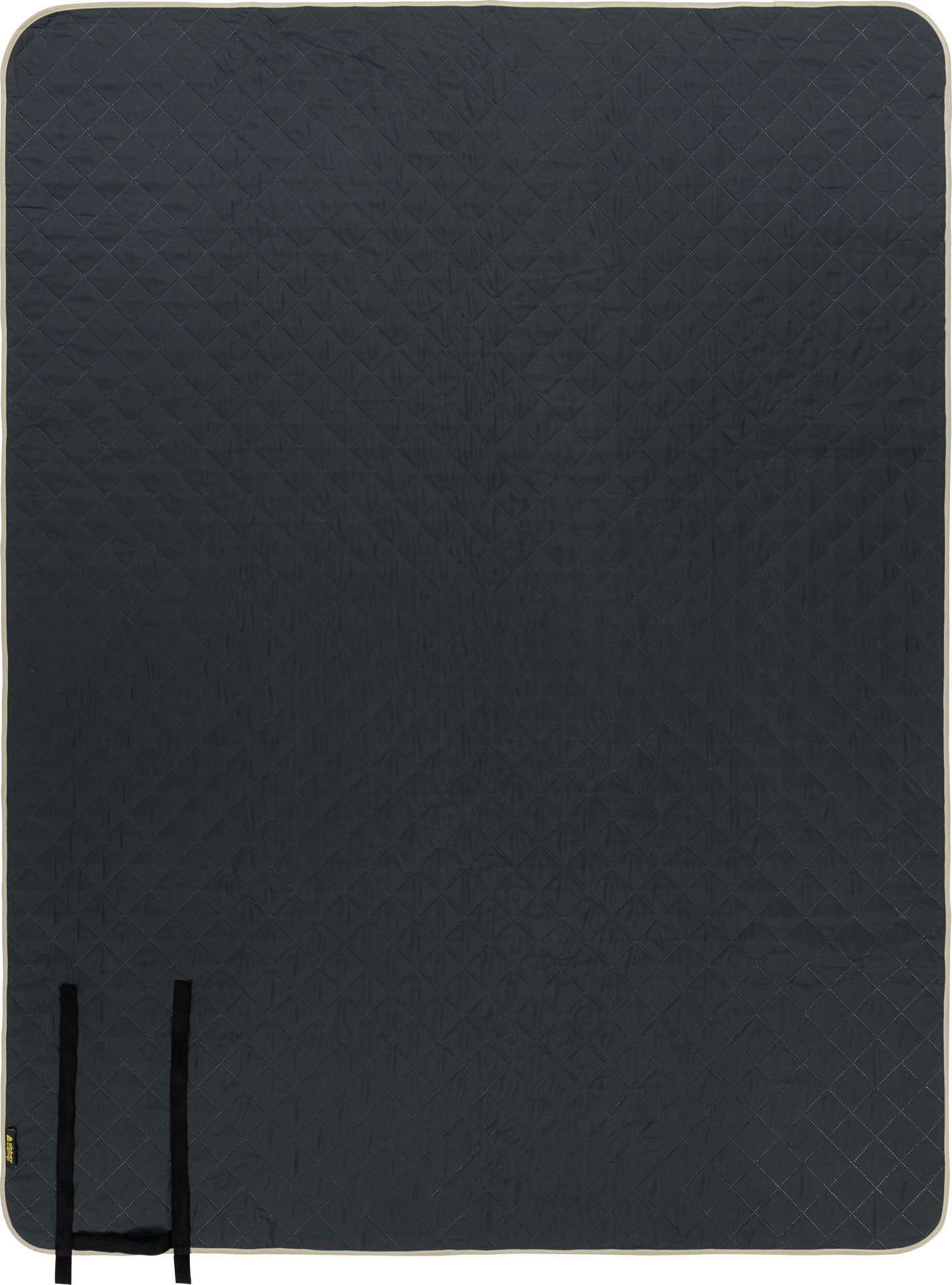 Abbey Camp® Abbey Camp – Picknickdecke – 200 x 150 cm – PHILADELPHIA-200 – Anthrazit/Sand