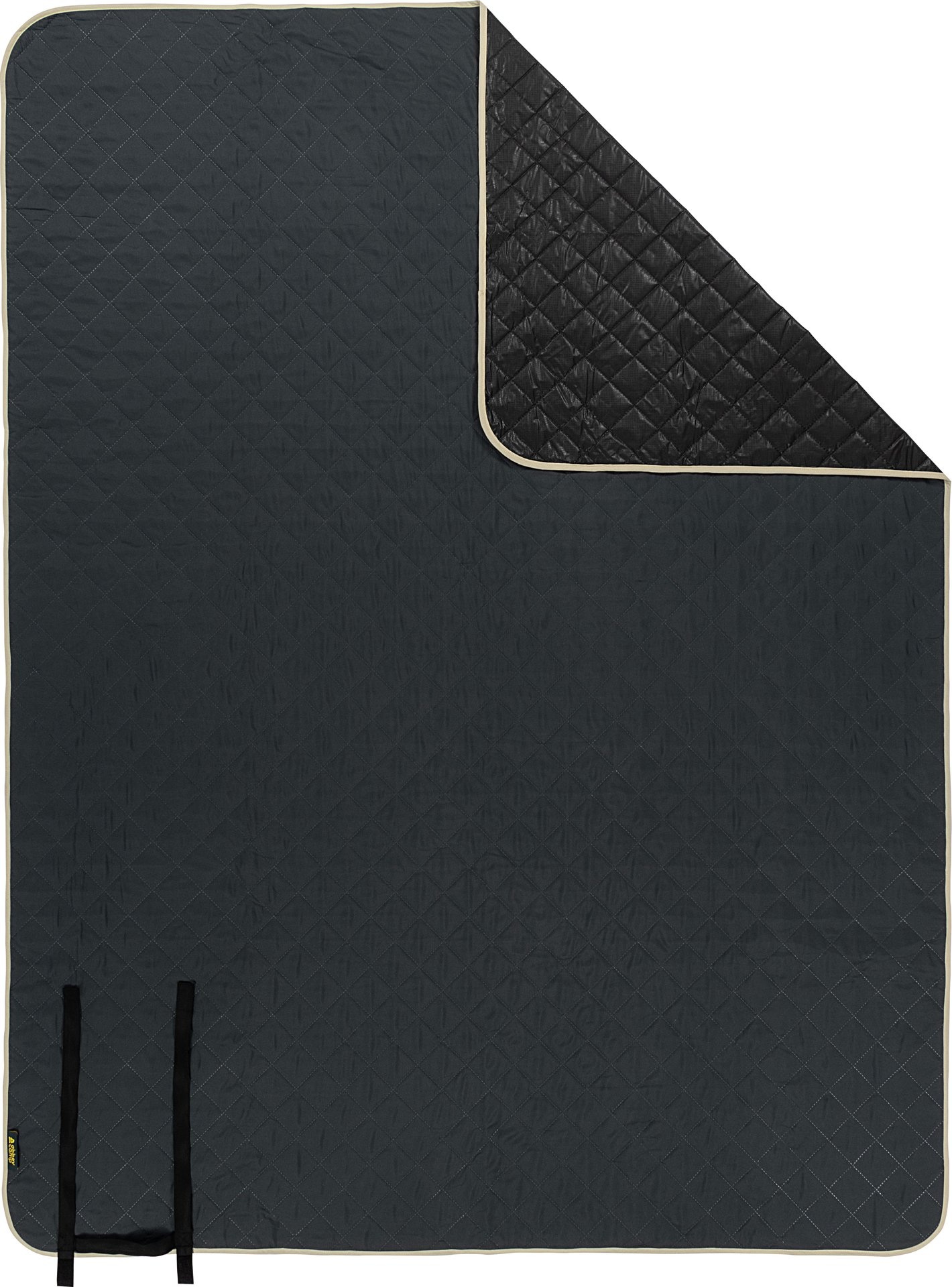 Abbey Camp® Abbey Camp - Picnic Plaid - 200x150 cm - PHILADELPHIA-200 - Antraciet/Zand