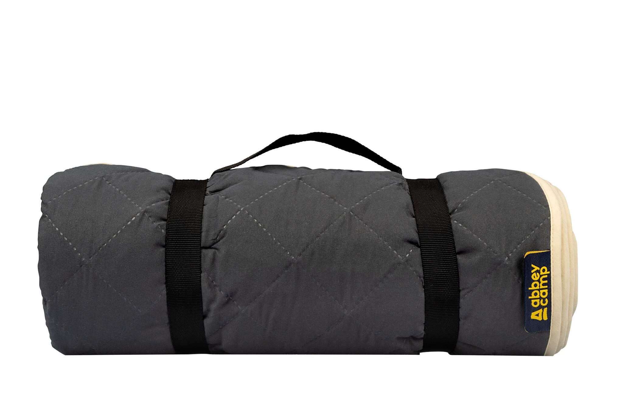 Abbey Camp® Abbey Camp - Nappe de pique-nique - 200 x 150 cm - PHILADELPHIA-200 - Anthracite/Sable