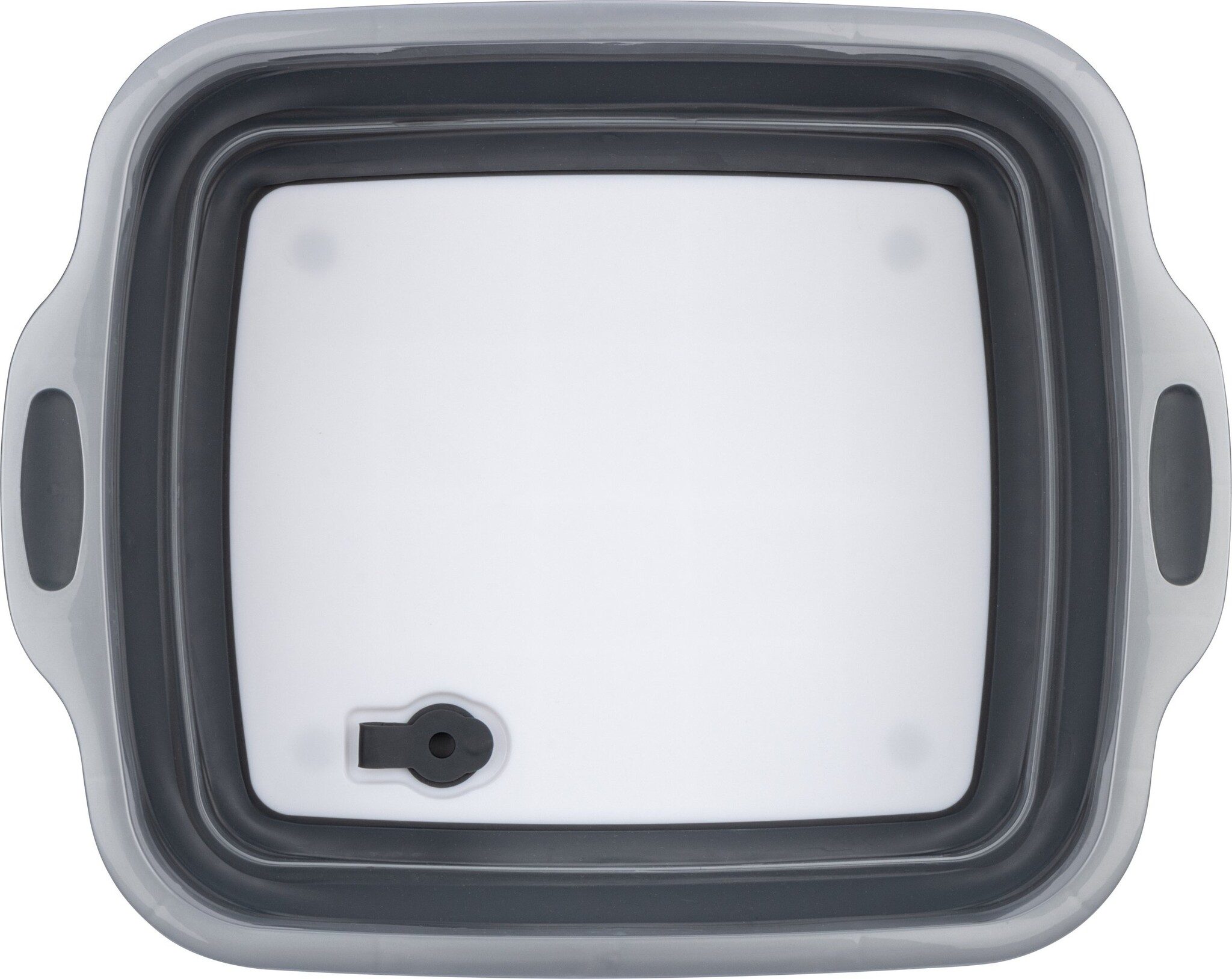 Abbey Camp® Abbey Camp – 2-in-1-Schneidebrett/Schüssel, zusammenklappbar – MORCOTE-008 – Anthrazit/Grau