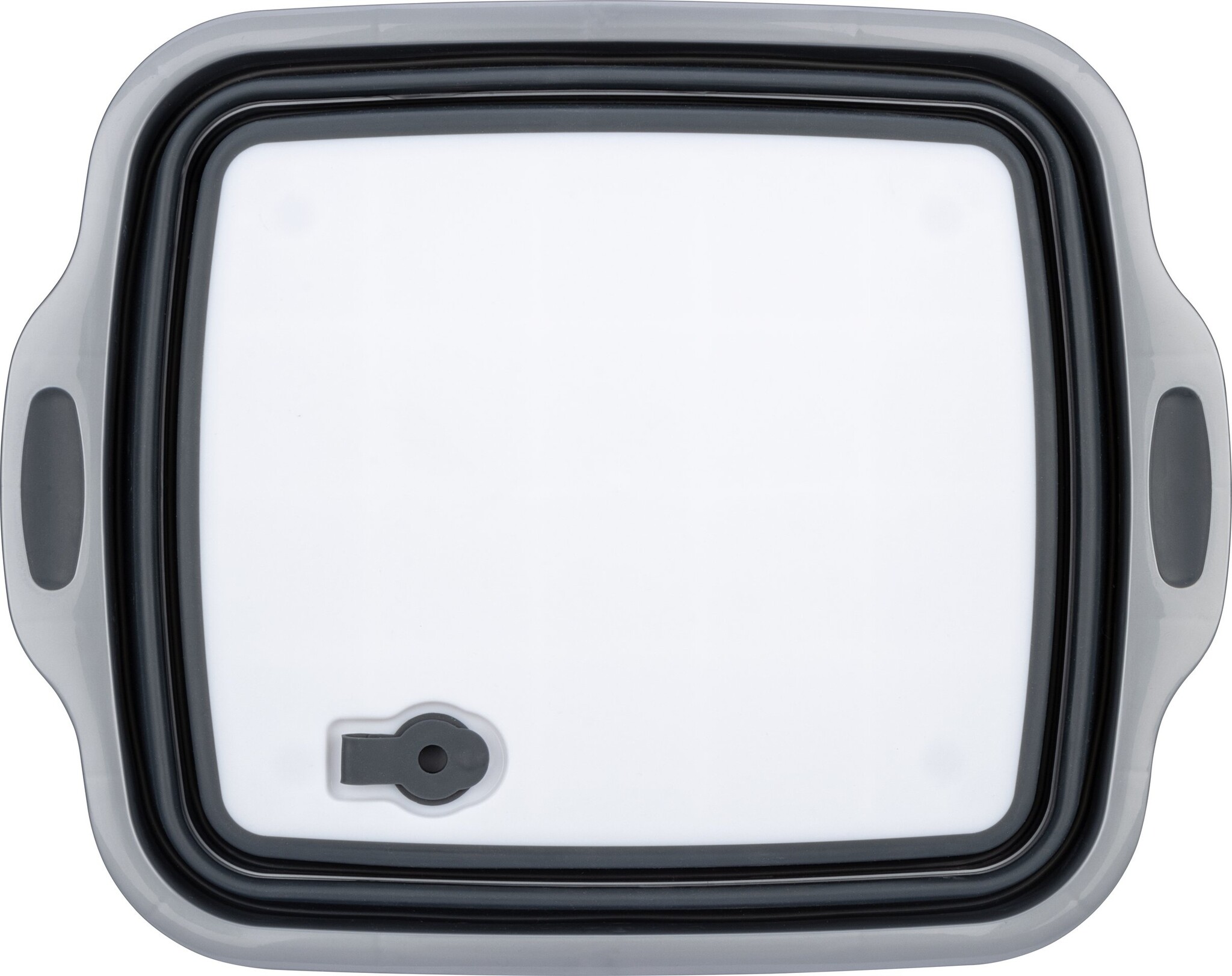 Abbey Camp® Abbey Camp - Planche à découper/saladier 2-en-1 pliable - MORCOTE-008 - Anthracite/Gris