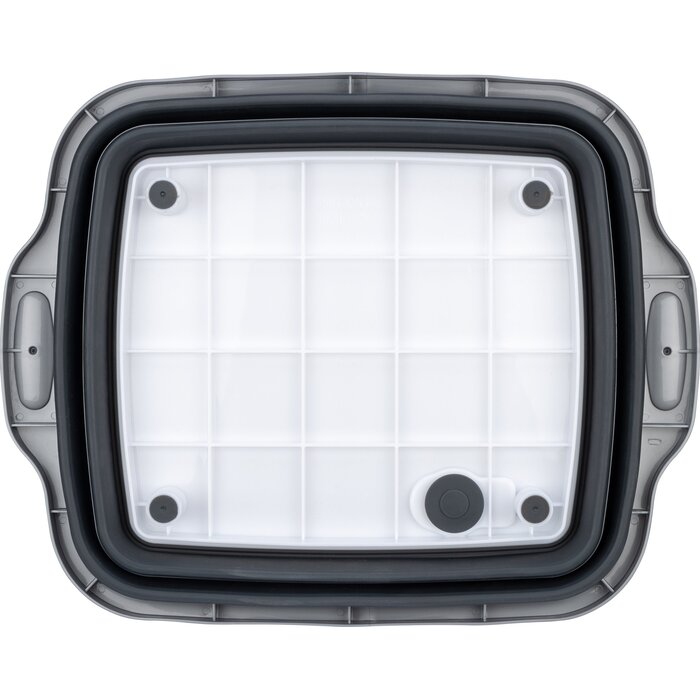 Abbey Camp® Abbey Camp - 2-in-1 Snijplank/Teil Opvouwbaar - MORCOTE-008 - Antraciet/Grijs