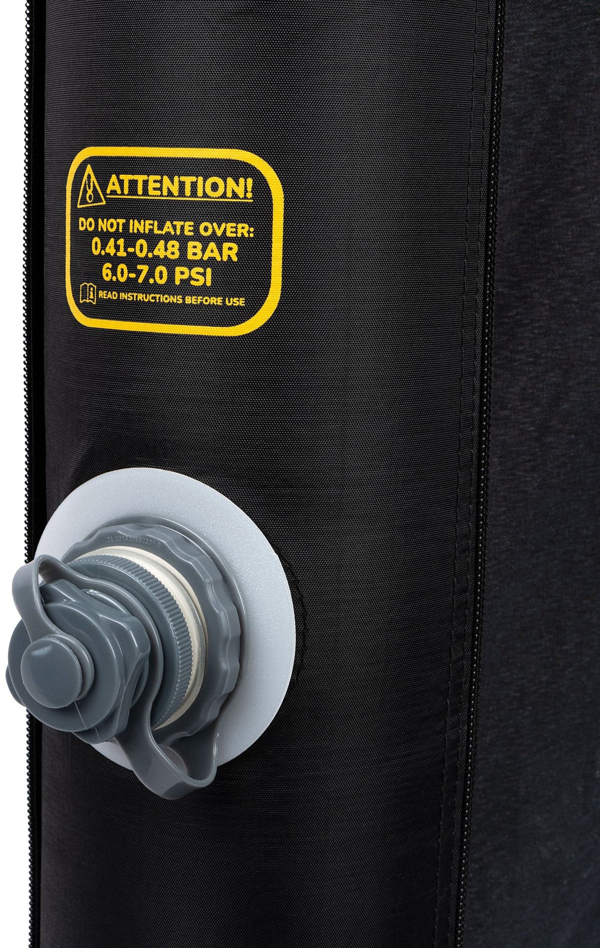 Abbey Camp® Abbey Camp - Pare-vent gonflable - 2 x 2,40 m + pompe - BARROWS ISLAND-48 - Anthracite mélangé