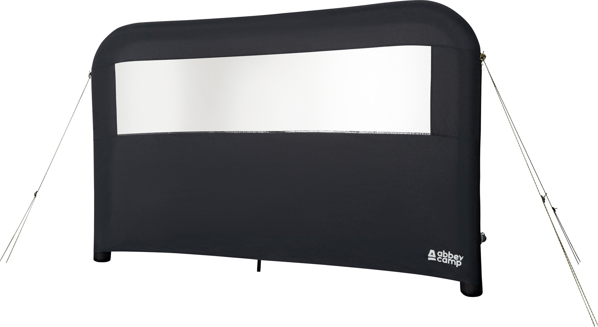 Abbey Camp® Abbey Camp – Aufblasbarer Windschutz – 1 x 2,40 Meter – BARROWS ISLAND-240 – Anthrazit meliert