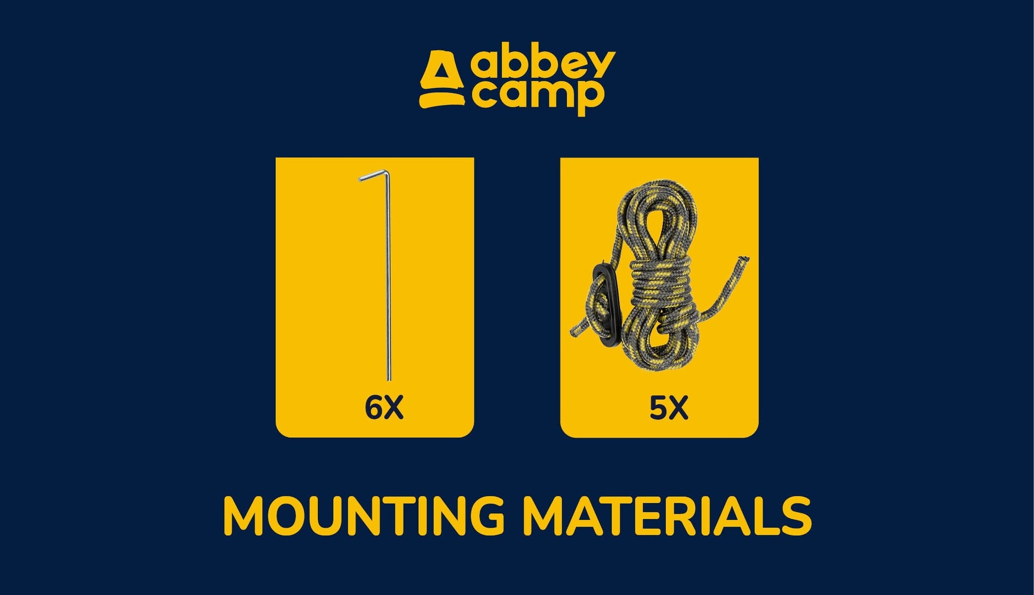 Abbey Camp® Abbey Camp - Inflatable Windscreen - 1x 2.40 meters - BARROWS ISLAND-240 - Anthracite Melee