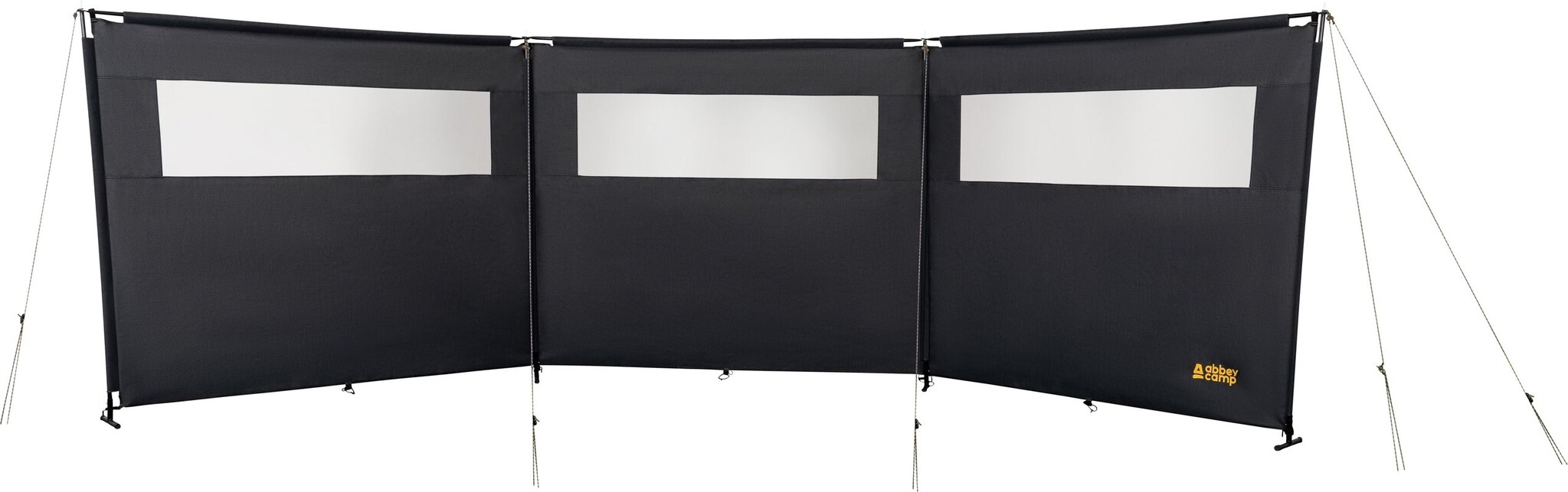 Abbey Camp® Abbey Camp - Pare-vent avec support supérieur - GRUISSAN-500 - Anthracite mélangé