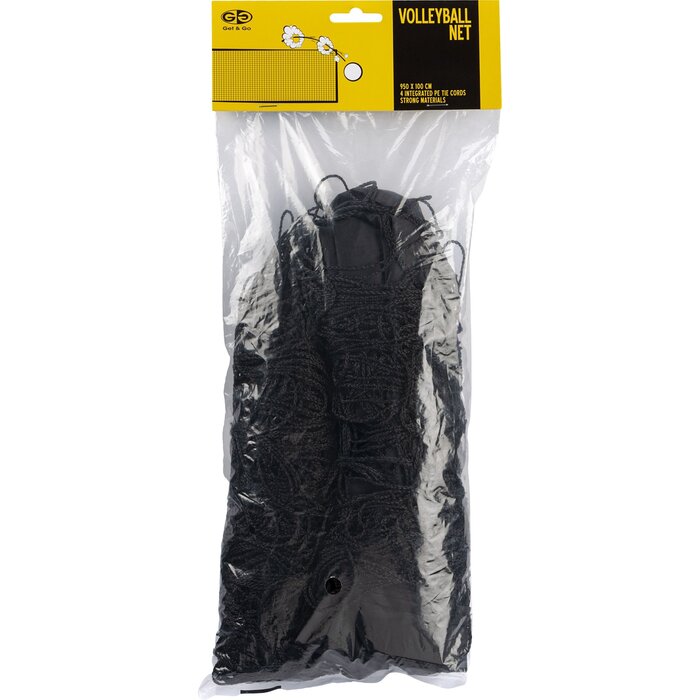 Get & Go® Get & Go - Volleyball Net - 9.5 x 1.0 meters - Black/Yellow