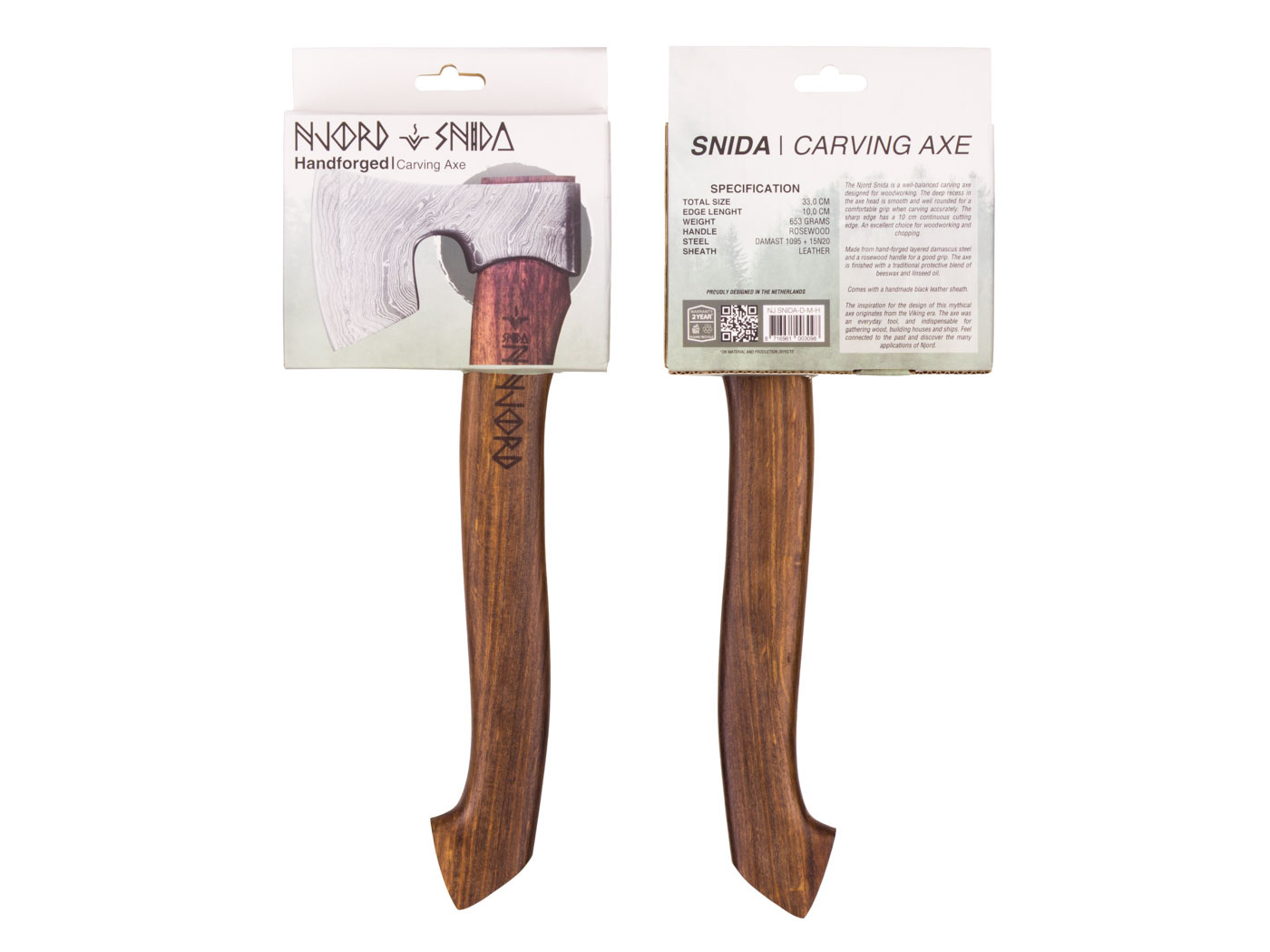 Njord Njord - Snida Carving Damast - M - Hangpack