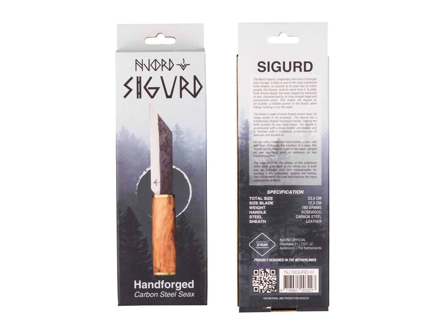 Njord Njord - Sigurd Seax - Hangpack