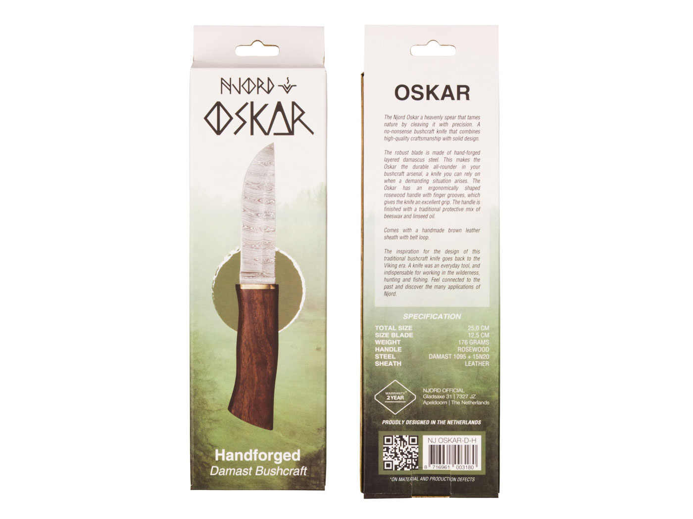 Njord Njord - Oskar Damast - Bushcraft - Hangpack