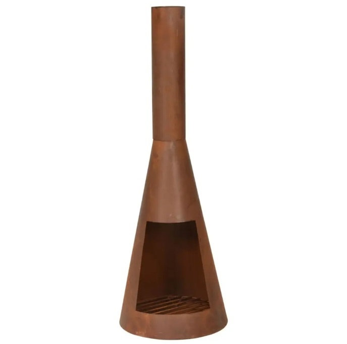 Ambiance Ambiance - Tuinhaard met Schoorsteen - 1m - Roestbruin