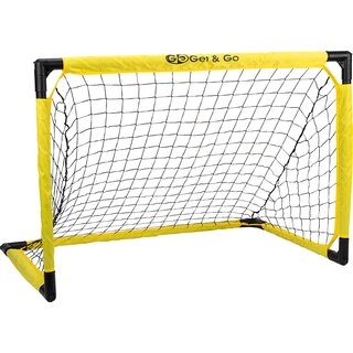 Get & Go® Get & Go - Opvouwbaar Voetbaldoel - 115 x 76 x 76 cm - Zwart/Geel