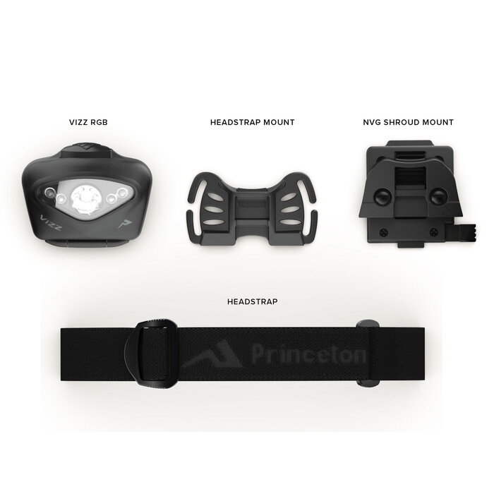 Princeton Tec Princeton Tec - Vizz 550 MPLS - Black - RGBW