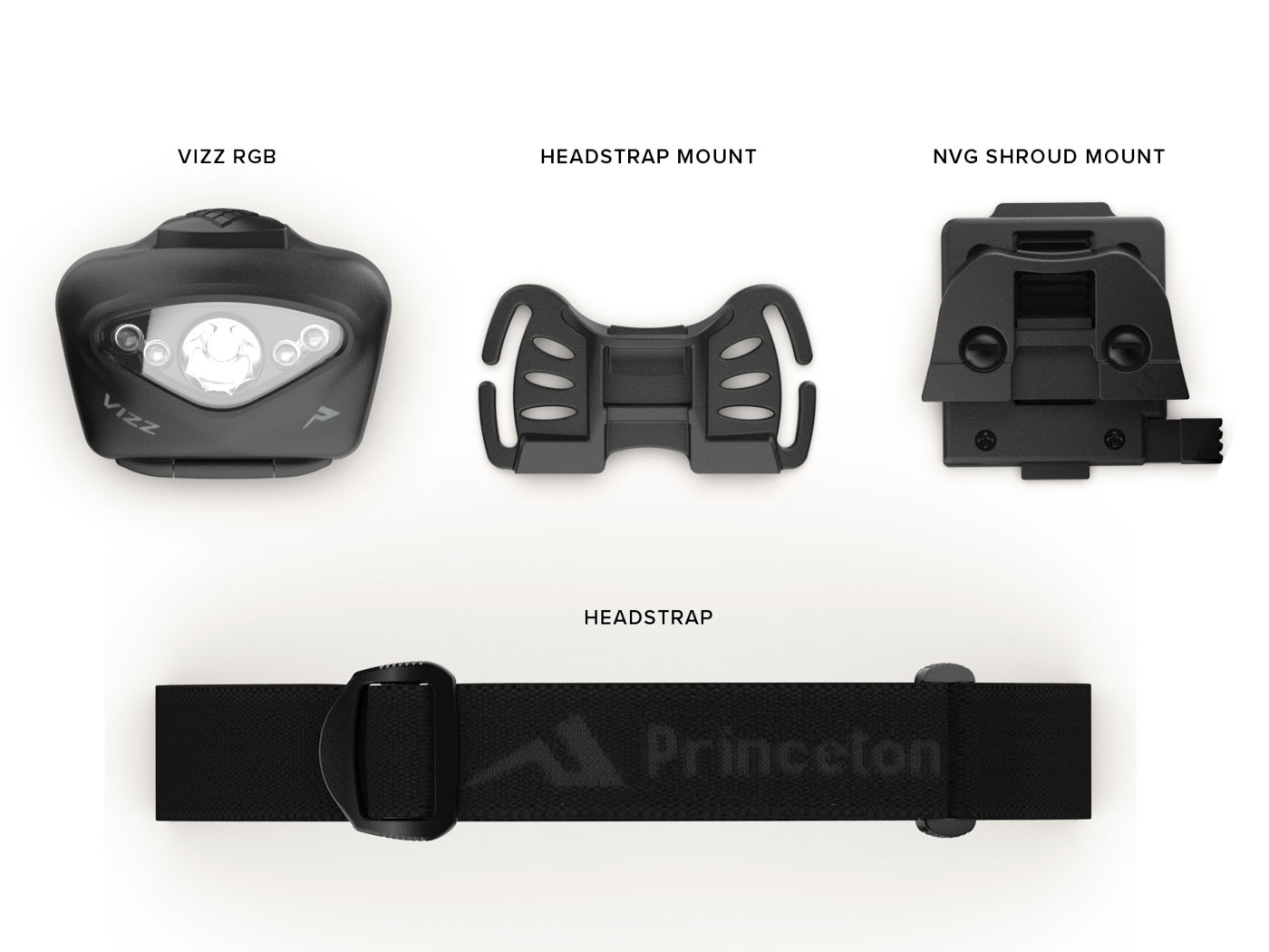 Princeton Tec Princeton Tec - Vizz 550 MPLS - Black - RGBW