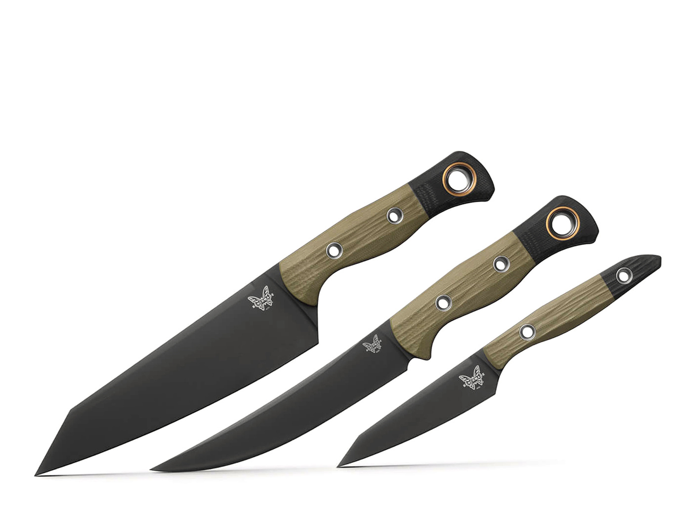 Benchmade Benchamde – Wildcoast Messerset – OD Green – 3-teilig