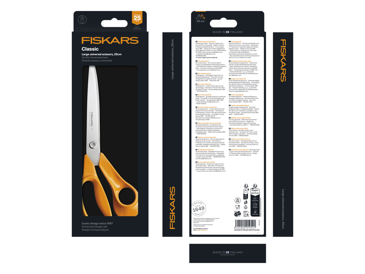 Fiskars Fiskars - All-Purpose Scissors - 25 cm - Classic