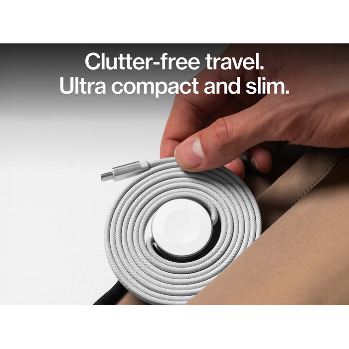 Statik Statik - Magstack Duo USB-C to USB-C Apple Watch 1.5 m - White