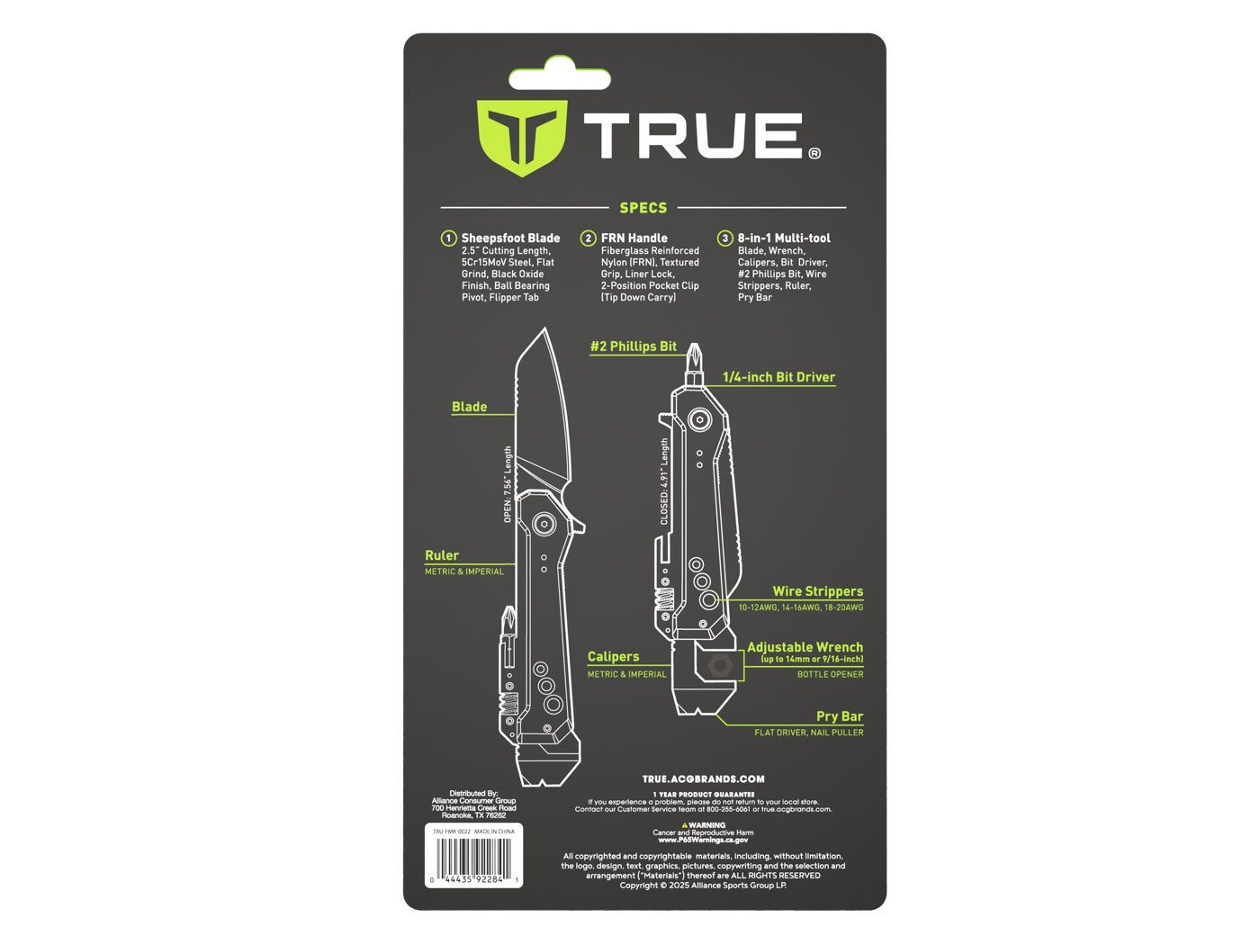 True Utility True Utility - Smartknife WR