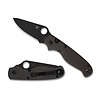 Spyderco Spyderco - ButtonUp - Carbon Fiber - Black Blade