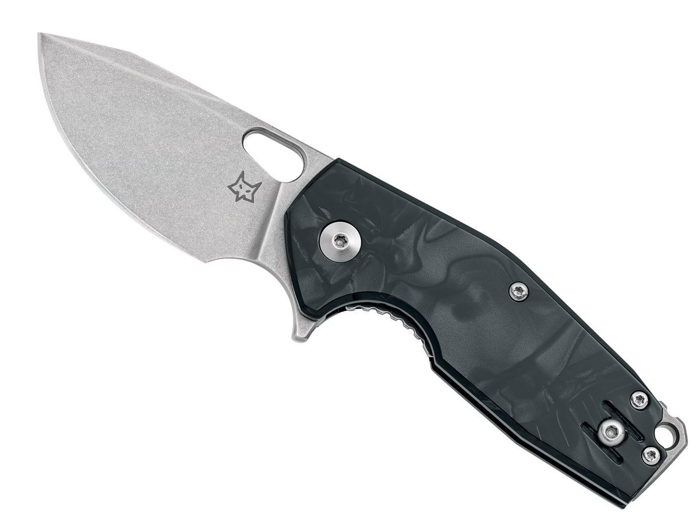 Fox Cutlery Fox Knives - Suru Cellulose acetate - Black
