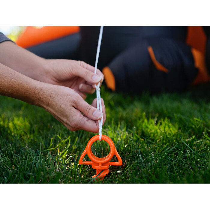 Nite Ize Nite Ize - Orange Screw Ground Anchor - Large - 2 Pack