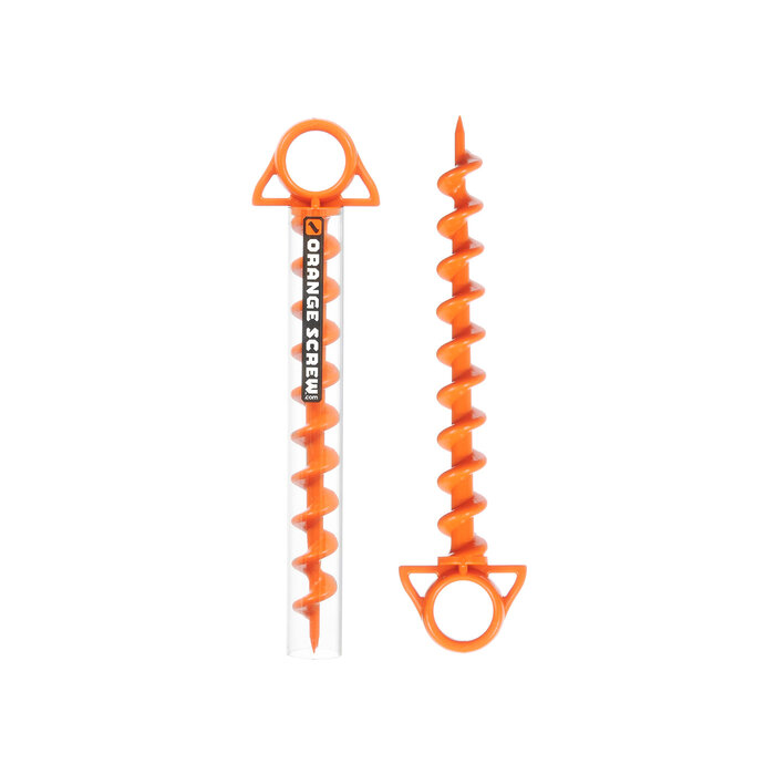 Nite Ize Nite Ize - Orange Screw Ground Anchor - Large - 2 Pack