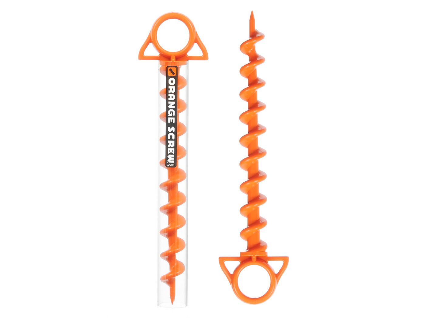 Nite Ize Nite Ize - Orange Screw Ground Anchor - Large - 2 Pack
