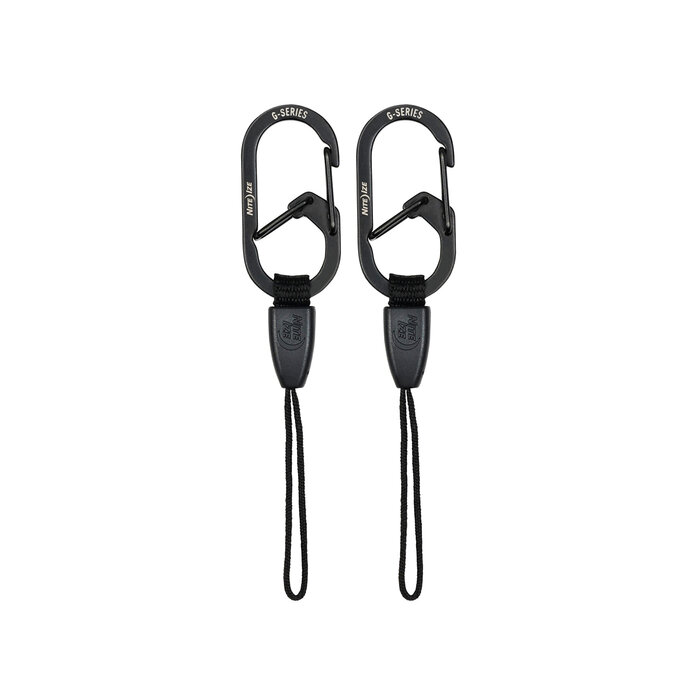 Nite Ize Nite Ize - G-Series - Mini Lanyard Karabijnhaak - 2-Pack - Zwart #1