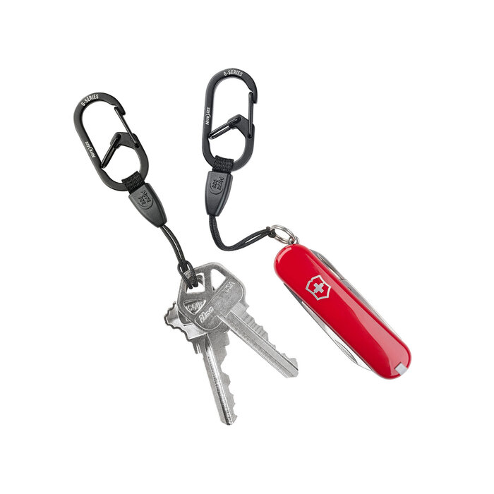 Nite Ize Nite Ize – G-Series – Mini-Lanyard-Karabiner – 2er-Pack – Schwarz #1