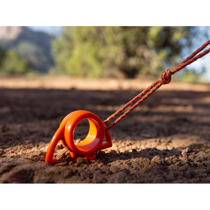 Nite Ize Nite Ize - Orange Screw Ground Anchor - Small - 4 Pack