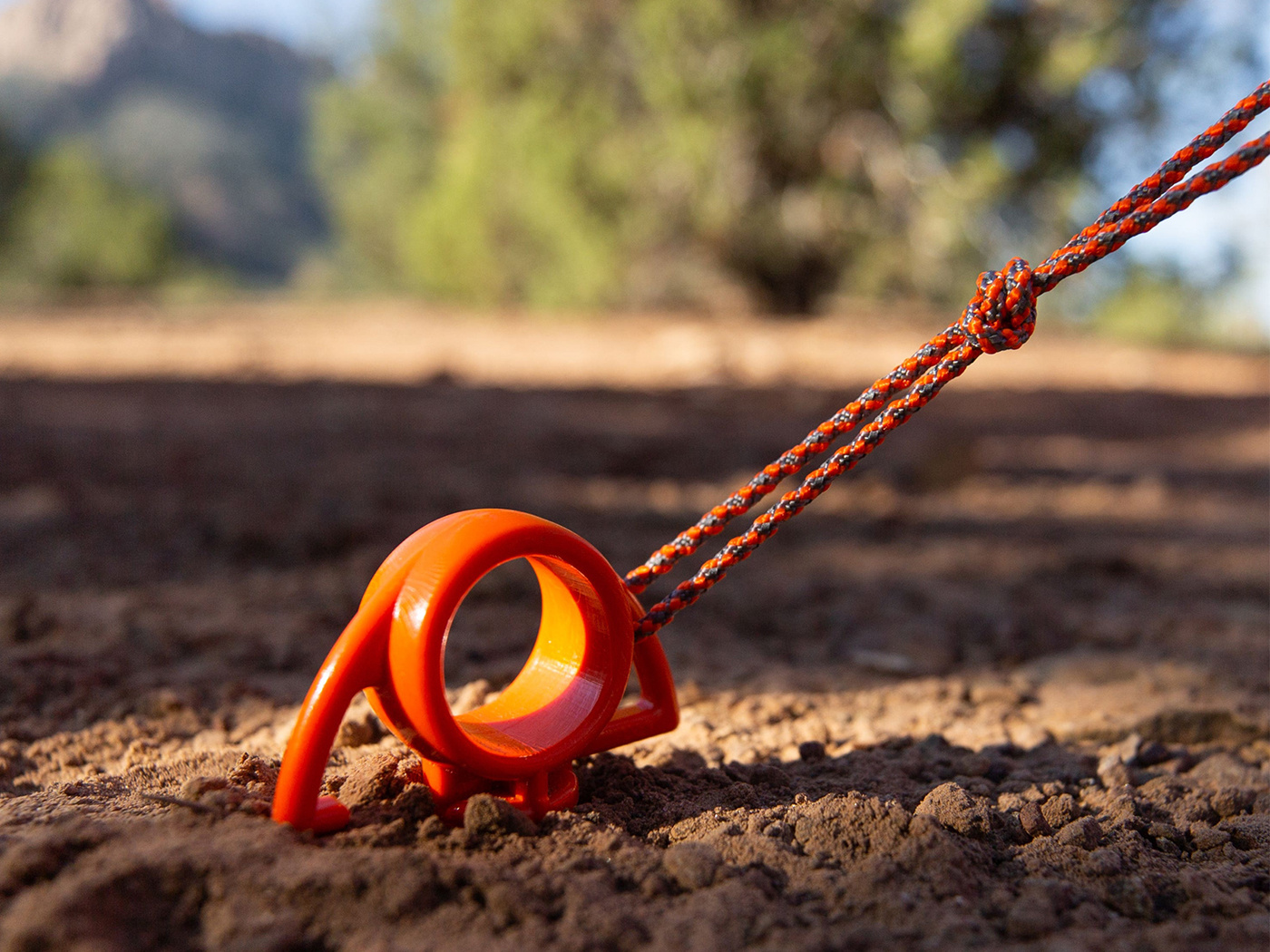Nite Ize Nite Ize - Orange Screw Ground Anchor - Small - 4 Pack