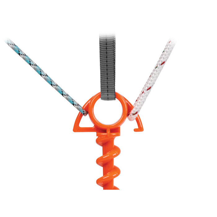 Nite Ize Nite Ize - Orange Screw Ground Anchor - Small - 4 Pack