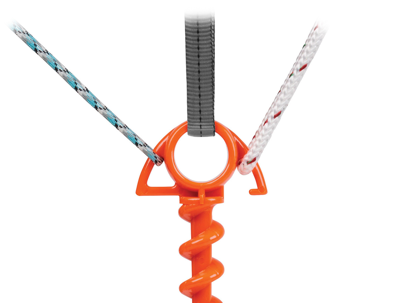 Nite Ize Nite Ize - Orange Screw Ground Anchor - Small - 4 Pack