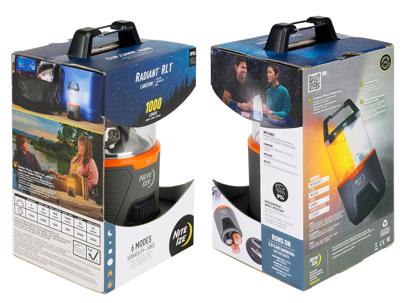 Nite Ize Nite Ize -  Radiant RL1 Lantern - Oplaadbaar
