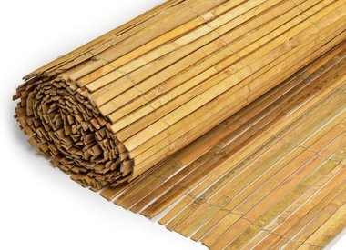 Gespleten bamboematten