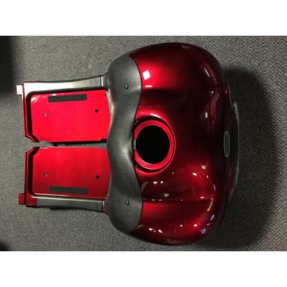 Shoprider Front Chassis Cover Assembly/Decal, 889SEL, Burgundy red