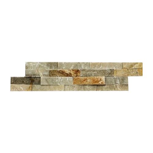 Briques mur de pierre Quarzit Brickstone Beige