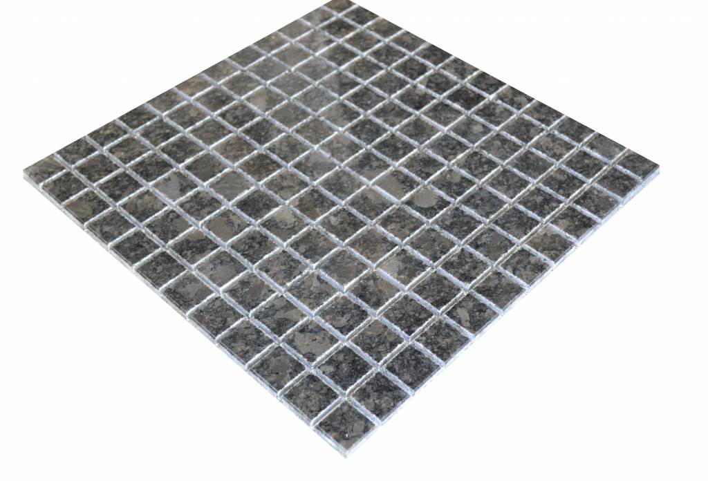 Grey Wall Mosaic Tile 30x30cm Glass Stone /& Metal 1 Tile per Box Matt /& Gloss