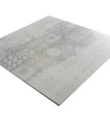Floor Tiles Con Decoro Grey