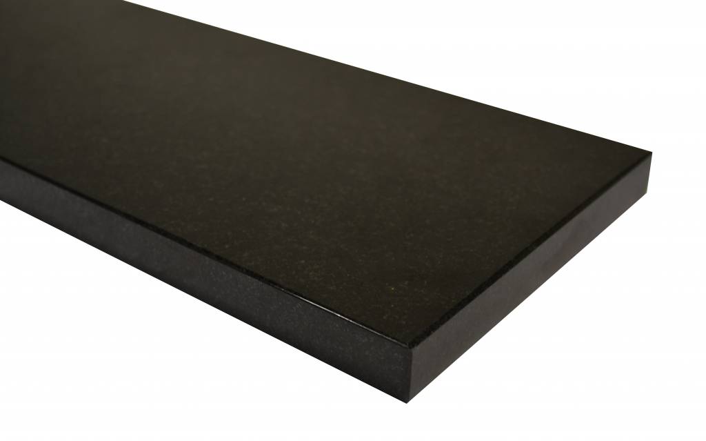 Nero Assoluto Black Naturalny kamień parapet 85x20x2 cm
