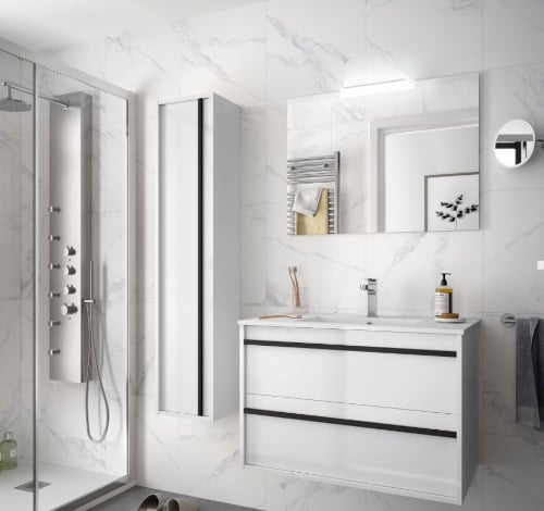 Bathroom Furniture Infinity 800 White Glossy