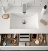 Meubles de salle de bains Ensemble complete Koja 1000 White Glossy 1 tiroir